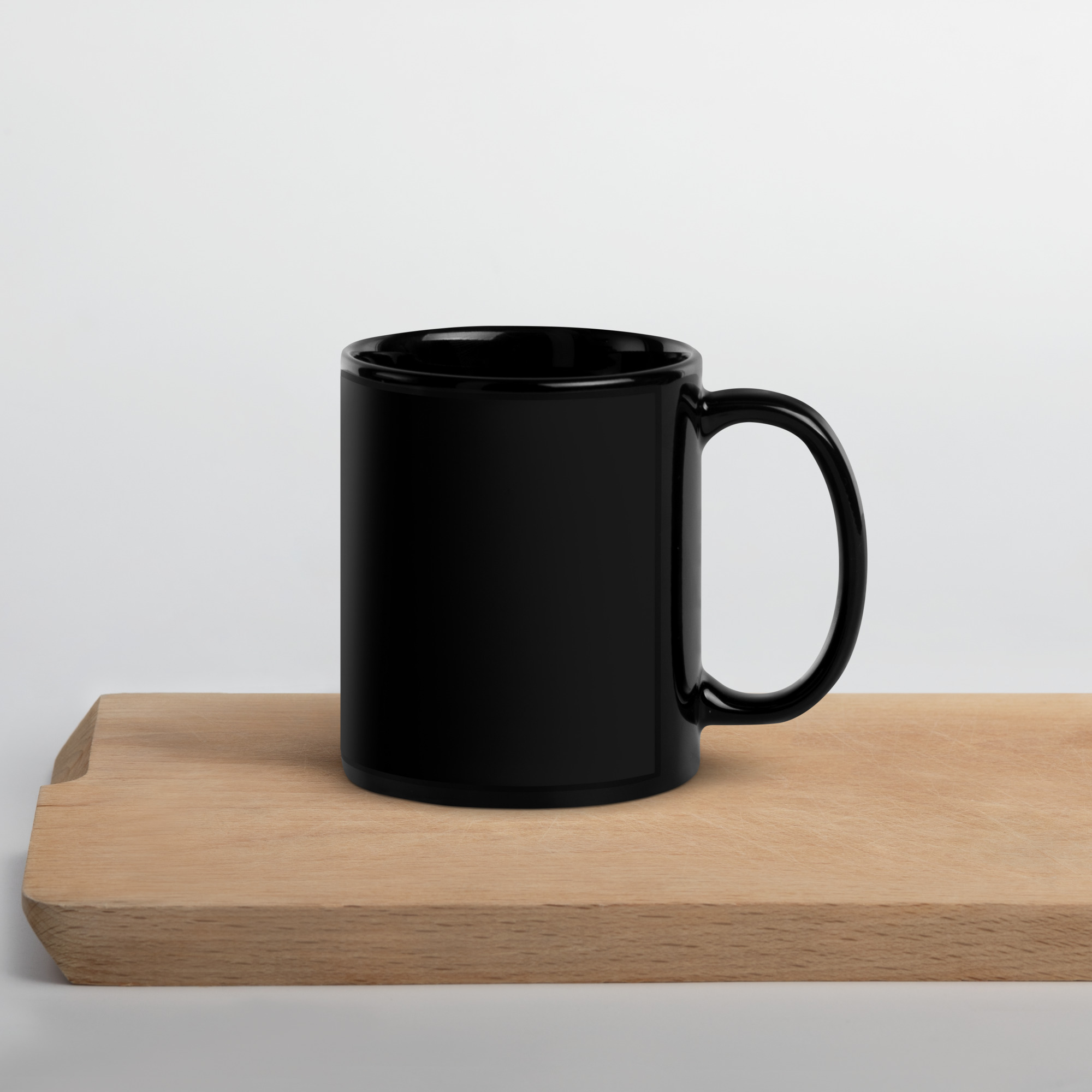 Lunar Nebula Logo Black Glossy Mug - Image 3
