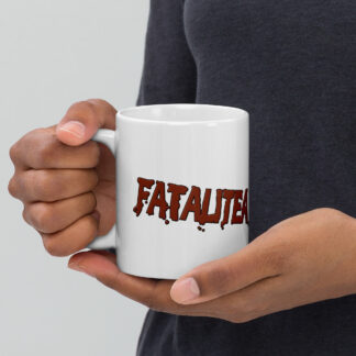 Fatalitea! Brown Logo [Gamers] [Single-sided] White Mug